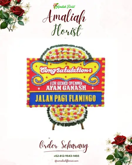 Sewa Papan Bunga Karangbesuki